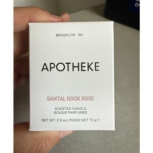 Apotheke Santal Rock Rose 2.5 oz votive candle - new in box